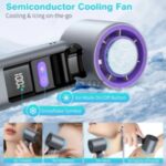 3-in-1 Mini Handheld Turbo Fan – Flashlight & Cooling